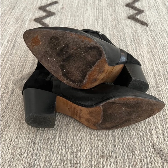 Isabel Marant Dabbs Velvet and Leather Boots - Rare! - Picture 6 of 6